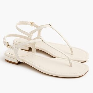 J. Crew White Sandals